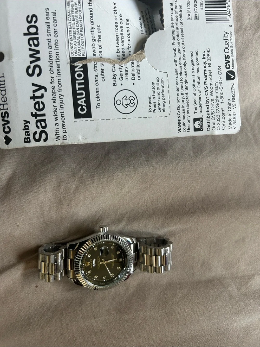 Silver Stainless Steel Watch - Unbranded